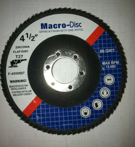 4 1/2-inch Type-27 Macro Flap Disc (10 pack)