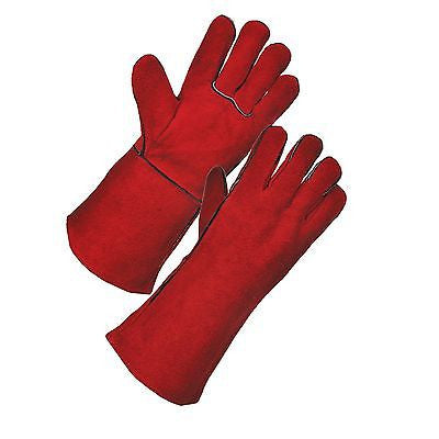Red Welding Gloves (6 pack)